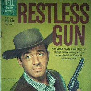 Rare Vintage "Restless Gun" Comic Book Published in 1961